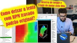 Reserva de Torque para ter uma marcha lenta perfeita! Tríade do ciclo Otto ignição ar e combustível!