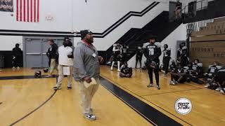 Asim McGill gives pregame speech before 2024 Playoff Game - Martin County High School Football