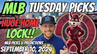 HUGE MLB LOCK!! MLB Picks Today 9/10/2024 | Free MLB Picks, Predictions & Sports Betting Advice