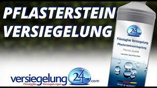 Pflastersteine reinigen, versiegeln & imprägnieren mit Flüssigglas