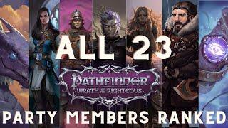 Pathfinder: WotR - All 23 Party Members Ranked