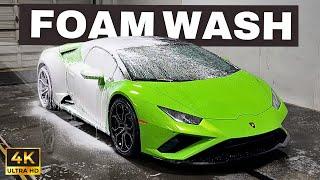 Lamborghini Foam Wash - Exterior Auto Detailing (Satisfying ASMR)