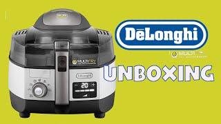 De'Longhi MultiFry Air Fryer With Surround Heating System , Multi Cooker. UNBOXING & COOKING.