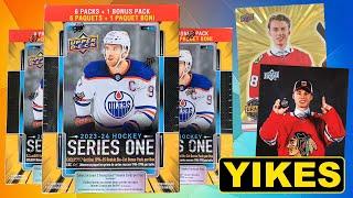 THE MOST DRAMATIC DECLINE I HAVE EVER SEEN - 2023-24 Upper Deck Series 1 Hockey Retail Mega Boxes x3