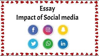 Essay Impact on social media | impact of social media on youth essay in english