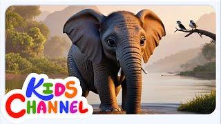 Ghan Ghor Jungle, घनघन घोर जंगल, Animal Cartoon Songs and Hindi Rhymes for Children