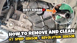 HOW TO REMOVE AND CLEAN AUTOMATIC TRANSMISSION SPEED SENSOR | REVOLUTION SENSOR | P0720 P0722