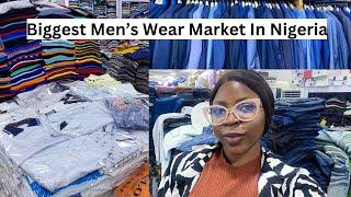 THE BIGGEST AND CHEAPEST MARKET TO BUY MEN'S WEAR | Mandilas Biggest Cloth Warehouse | Market Vlog