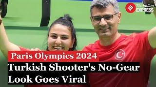 Paris Olympics 2024: Turkish Shooter Yusuf Dikec's Casual Style and Minimal Gear Capture Attention