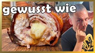 BBQ CORDON BLEU | vom Moesta Asado Aufsatz | @mgbbq