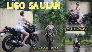 LIGO CHALLENGE  SA ULAN /MOTOR WASH #part2