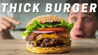 CLASSIC THICK GRILLED BURGERS (Super Juicy and Beefy)