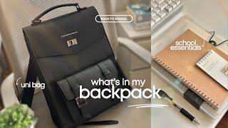 what's in my backpack (2024) | back to school essentials & stationery