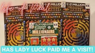 £25 mix of National lottery scratch cards. £25 mix of £5 scratch tickets 2024