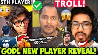 Godl New Player REVEAL!  ANNOUNCEMENT Today? Saomraj TROLL Spower  #jonathangaming #godlike