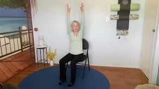 Chair Yoga (30 min) Stretch, Strengthen, and Oil-Up!