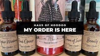 Unboxing my Haus of Hoodoo order