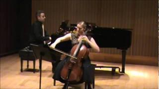 Chopin Cello Sonata mvt.4 - Rebecca Yoder