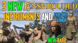 NEW NPC The Bard, 3 NEW Instruments & Explorer Armor Cosmetic in Enshrouded! Full GUIDE!