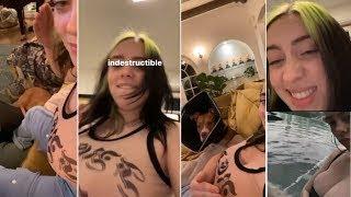 Viral Billie Eilish slap her tits