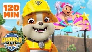 Rubble's BIGGEST & Best Construction Builds + Rescues! | 120 Minutes | Rubble & Crew