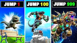 GODZILLA Upgrades with Every Jump