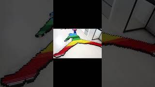 Satisfying falling domino #Shorts