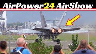 AirPower24 AirShow Austria 2024 (Zeltweg Flughafen) - Day 1, Donnerstag/Thursday - F-35, F-18, etc