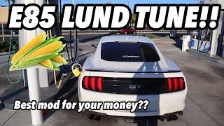 2020 Mustang GT Gets E85 Lund Tune! Worth It ?!?