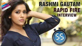 Rashmi Gautam SHOCKING COMMENTS on Mahesh Babu | Rashmi Rapid Fire Interview | Telugu Filmnagar