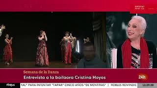 Entrevista a Cristina Hoyos en Canal 24 Horas - Momentos destacados