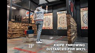 Knife Throwing Distances for the World Knife Throwing League