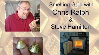 Smelting Gold - Chris Ralph making Gold Buttons w/ Steve Hamilton