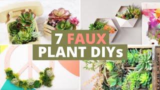 DIY These Cute Faux Plants