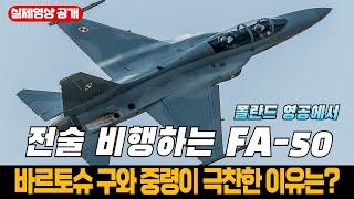 [최초공개] 폴란드 FA-50 전술 비행 영상, 바르토슈 구와 중령이 극찬한 이유