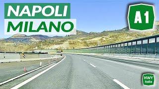 A1 Autostrada del Sole - Percorso completo | NAPOLI - MILANO