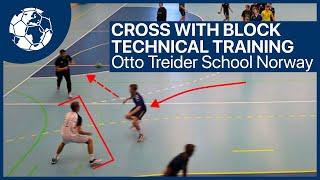 Cross with Screen - Technique Training - Handballtraining Norway Braarud | Handball inspires