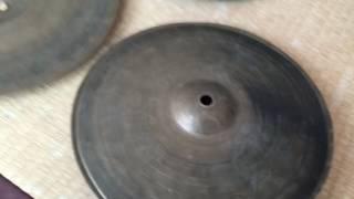 vintage K Zildjian Constantinople & A Zildjian trans stamp comparison