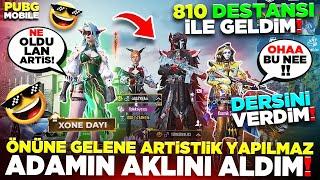 ÖNÜNE GELENE ARTİSTLİK YAPILMAZ 810 DESTANSI İLE ADAMIN AKLINI ALDIM! | PUBG MOBILE