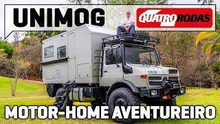 Motorhome 4x4: você pode morar em qualquer lugar por 20 dias com esse Unimog