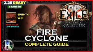 [PoE 3.25] LEAGUE STARTER - FIRE CYCLONE BERSERKER - PATH OF EXILE SETTLERS OF KALGUUR - POE BUILDS