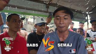 BABS VS SEMAJ BERDENG KAHOY RAP BATTLE