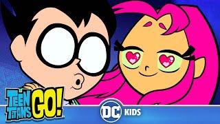 Teen Titans Go! in Italiano  | Robin & Starfire: La storia d'amore | DC Kids