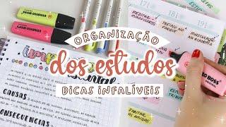 COMO SER ORGANIZADA NOS ESTUDOS | DICAS DE ORGANIZAÇÃO PARA ESTUDANTES *escola, faculdade, cursinho*