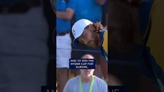 Tommy Fleetwood's Ryder Cup-winning back nine! 