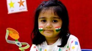 Dhreti #firstassignment #baby #independenceday #school