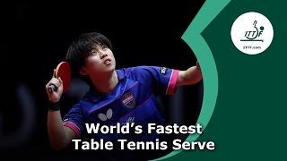 World's Fastest Table Tennis Serve