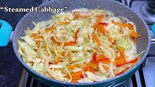 Jamaican Steamed Cabbage || Jamaican Stir fry Cabbage  || TERRI-ANN’S KITCHEN