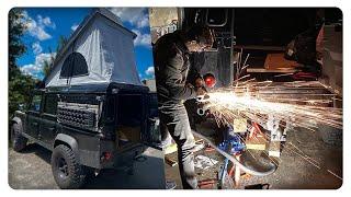 Aufstelldach selbst im Camper einbauen - ORYX SOLUTIONS Skinny Lou für Land Rover Defender 110 TD5