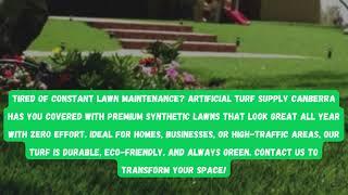 Canberra’s Best Synthetic Lawns for Hassle-Free Living